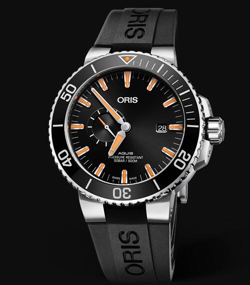 Oris Aquis Small Second Date 45.5mm 01 743 7733 4159-07 4 24 64EB Replica Watch